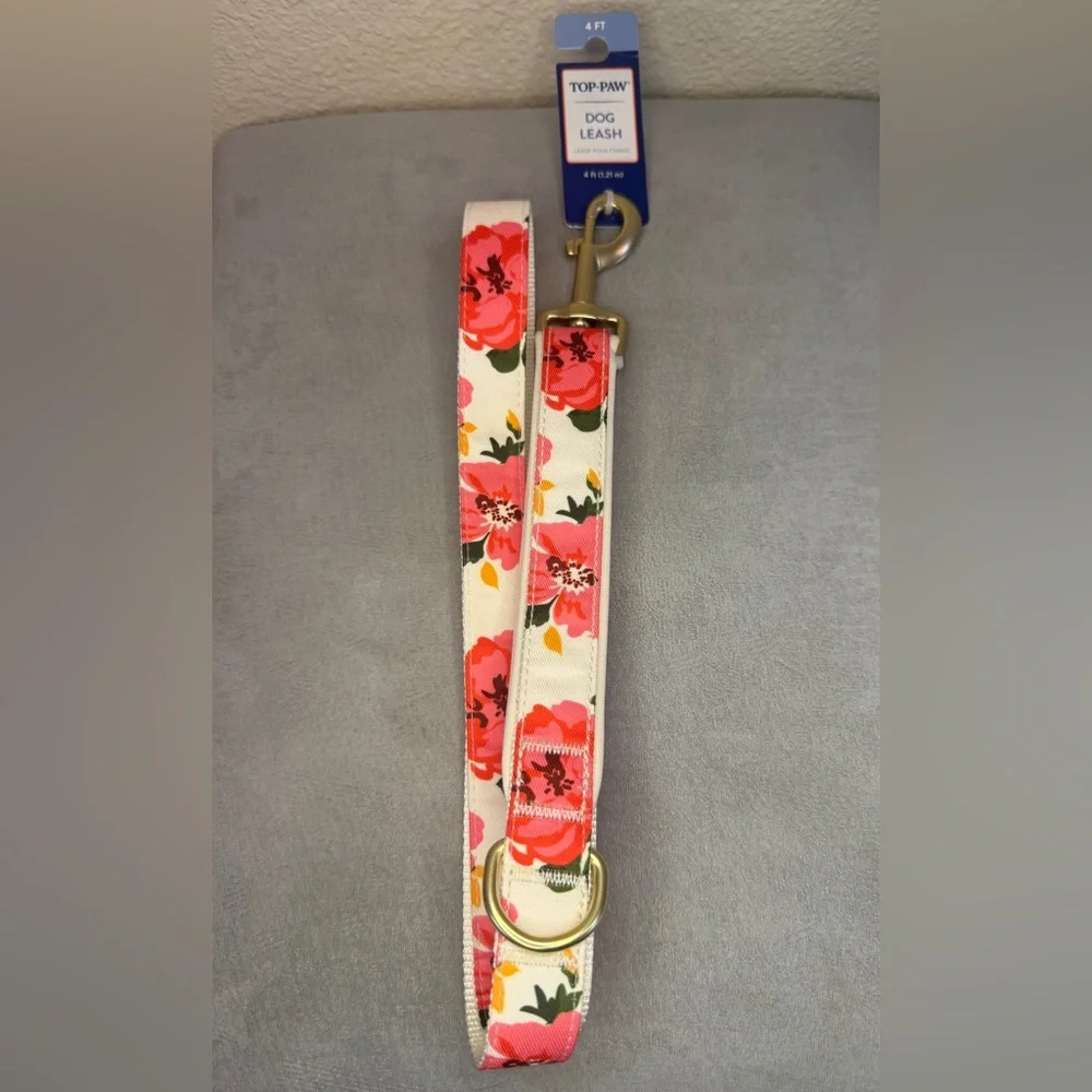 Dog Floral Leash 4ft — Top Paw